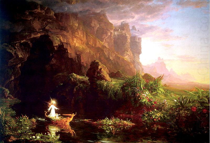 The Voyage of Life Childhood, Thomas Cole